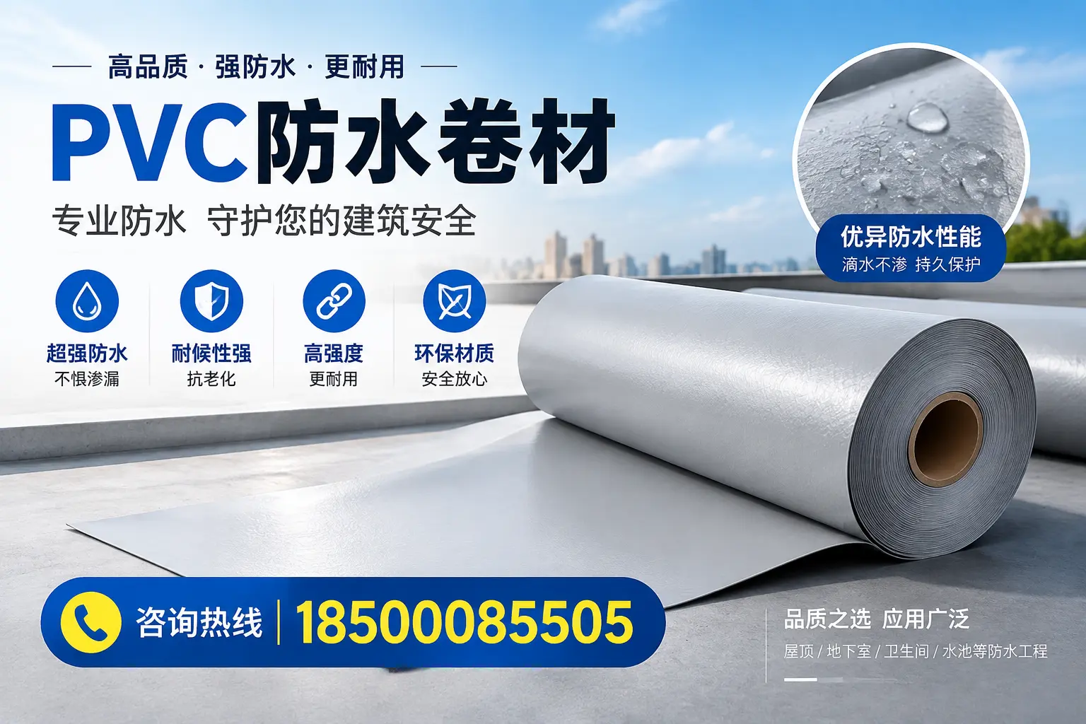 南阳地区pvc防水卷材的市场现状与发展趋势